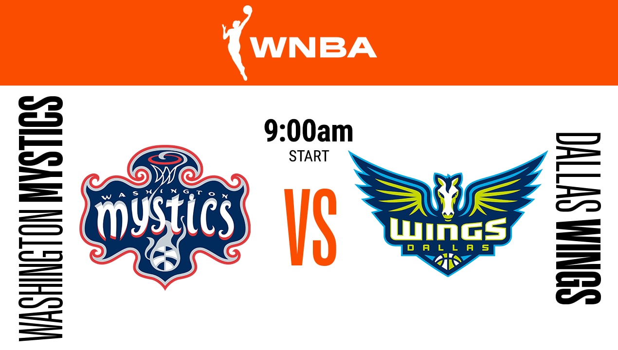 Washington Mystics vs Dallas Wings NBA Rakuten