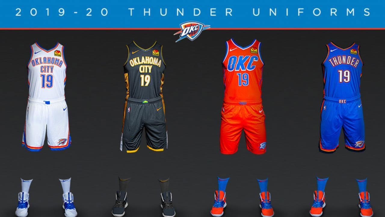 オクラホマシティ・サンダーが新ユニフォームのデザインを発表 | NBA
