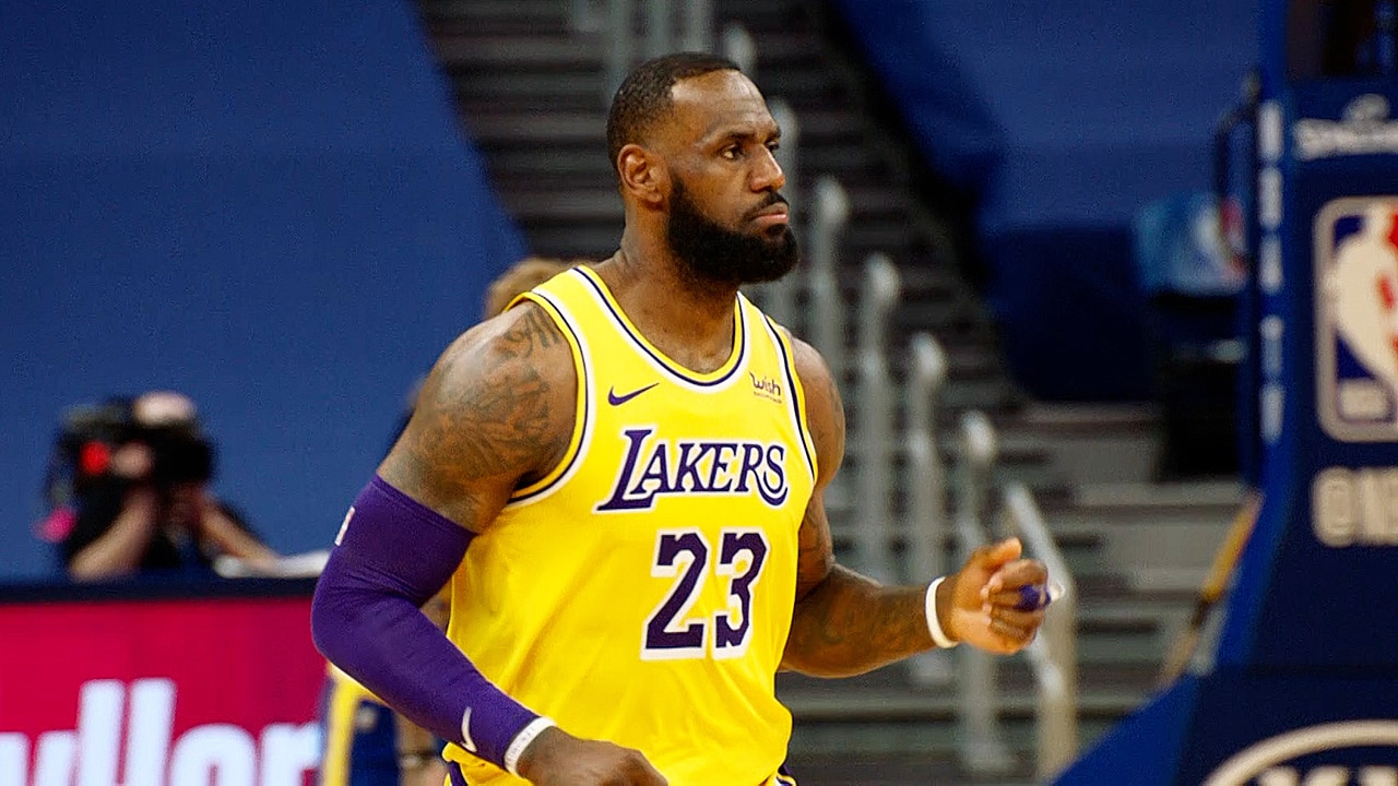 NBA lakers レイカーズ レブロンジェームズ 23番 ユニフォーム L