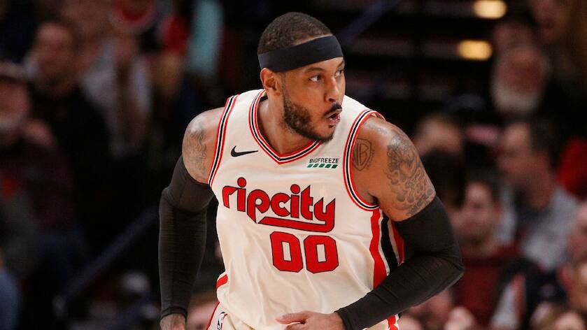ブレイザーズがカーメロ アンソニーの契約を完全保証 Nba Rakuten