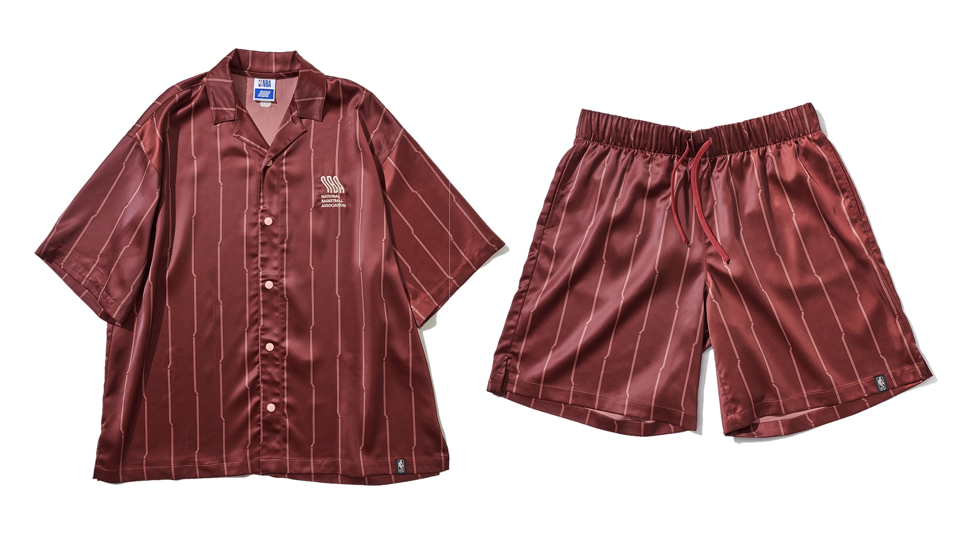 NBA x MQDW Original Graphic Satin セットアップ NBA x MQDW Original Graphic Satin セットアップ - メルカリ