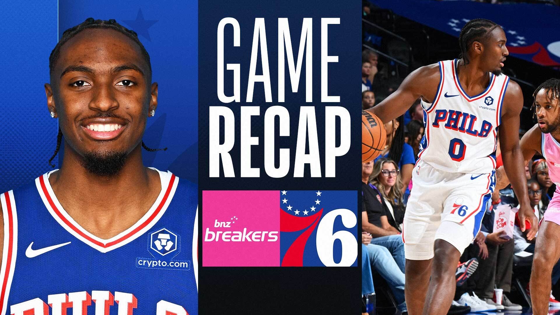 2024/10/8 Breakers VS 76ers | NBA Rakuten