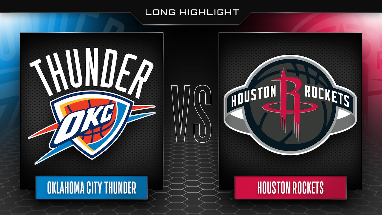 2025/4/5 サンダー VS ロケッツ【ロングハイライト】 | NBA Rakuten