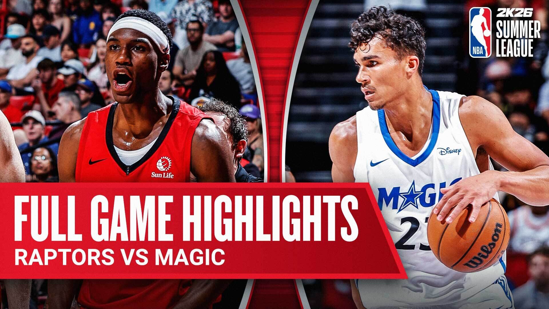 2025/7/14 ラプターズ VS マジック | NBA Rakuten